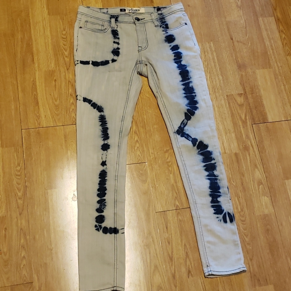 Vigold Tie-Dye Skinny Jeans 3/4 27